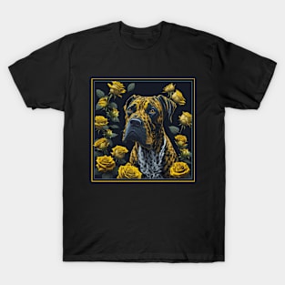 Dogo Canario yellow roses 2 T-Shirt